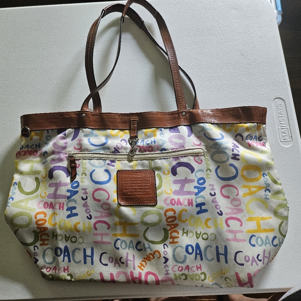 Coach handbag in used condition